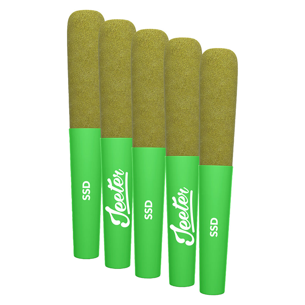 BABY JEETER INFUSED STRAWBERRY SOUR DIESEL PRE-ROLL - 5x0.5g