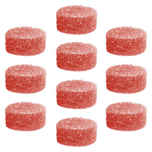 RED APPLE PEACH MAX10 PARTY PACK 100 THC GUMMIES