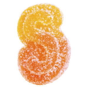 FULLY BLASTED PEACH ORANGE 1:1 THC CBD GUMMIES - 10x1 Pack