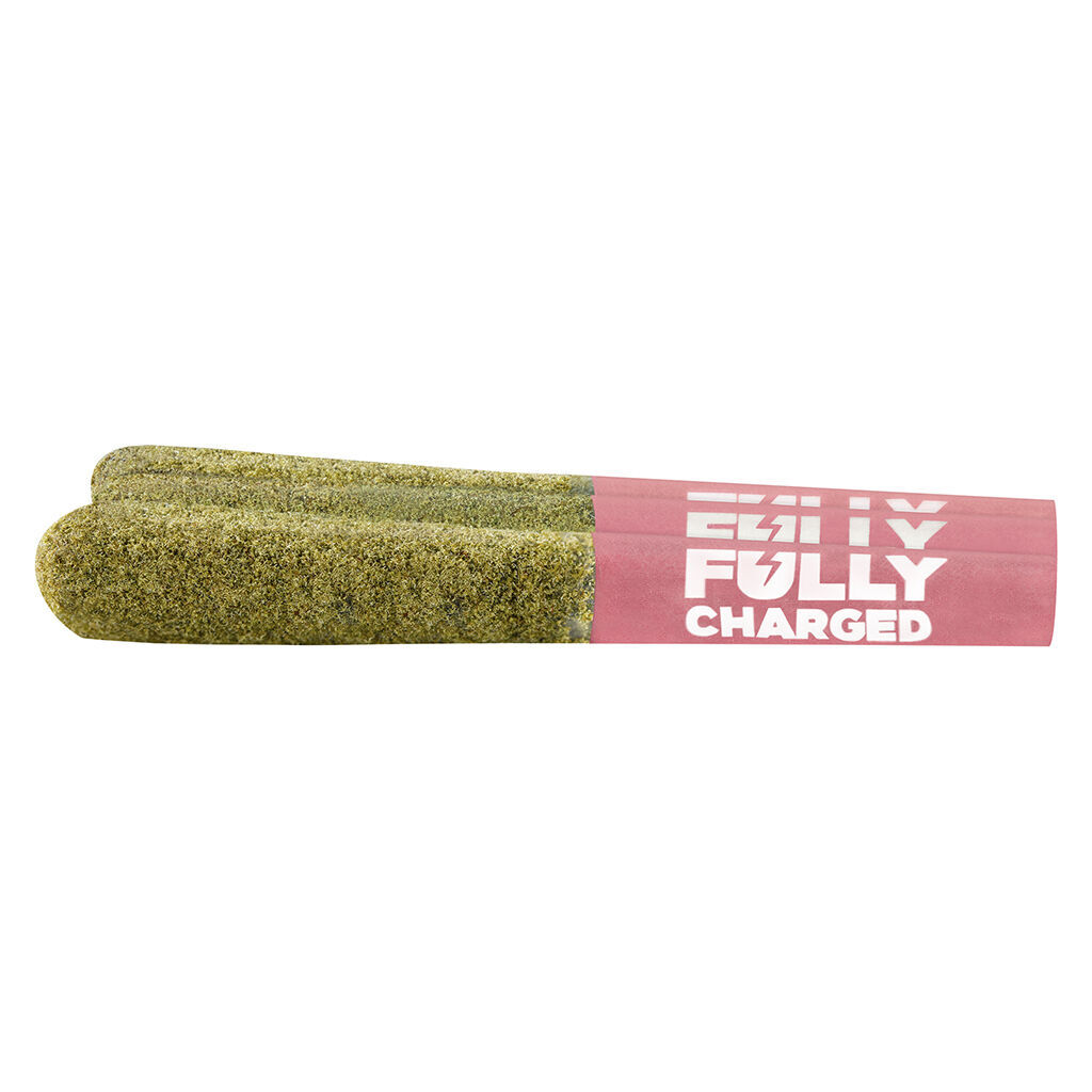 FULLY CHARGED STRAWBERRY WATERMELON OG CBG INFUSED PRE-ROLL - 3x0.5g