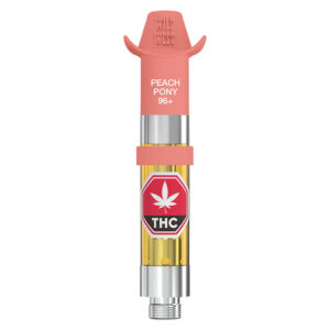96+ PEACH PONY LIQUID DIAMONDS 510 THREAD CARTRIDGE
